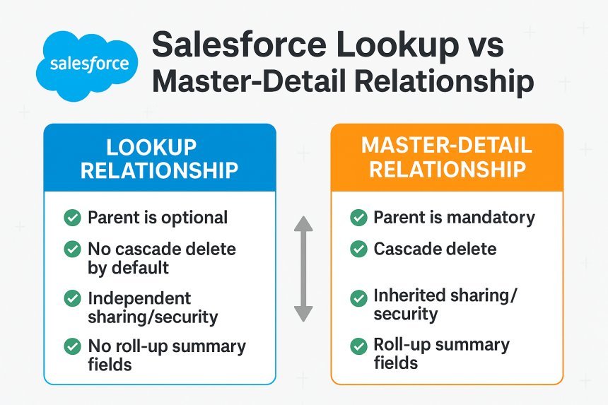 Lookup Relationship vs Master-Detail Relationship